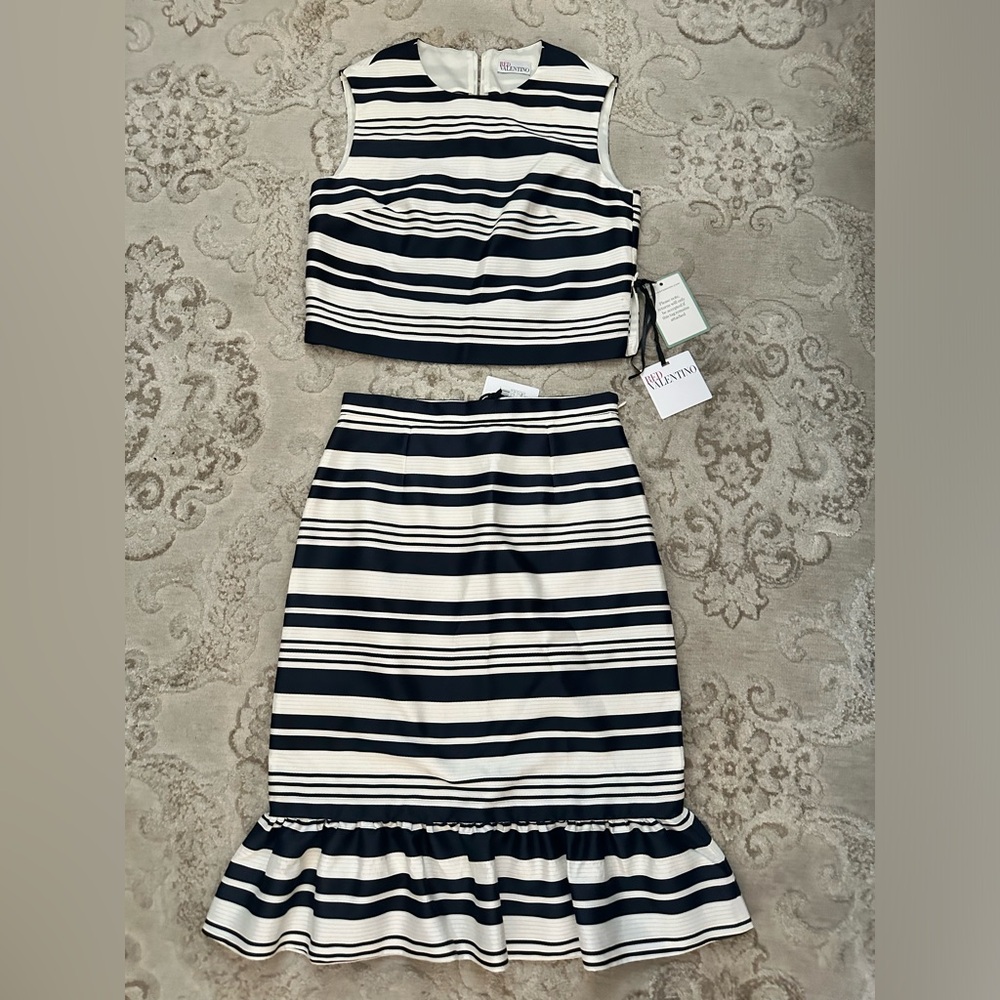 New with tags. Red Valentino skirt and top set .